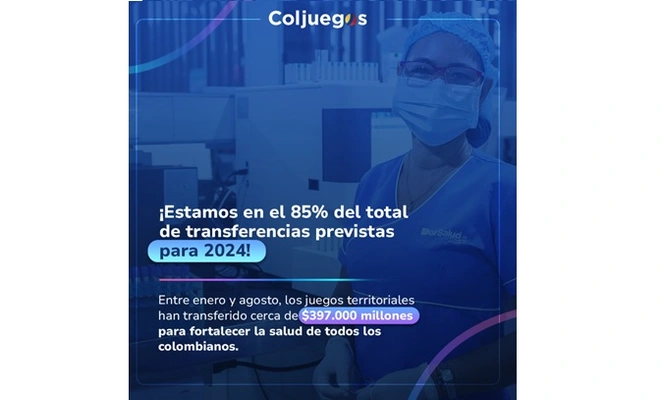 Cerca de $397.000 millones han transferido los juegos territoriales para la salud de los colombianos